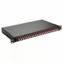 Equip 24-Port Glasfaser-Spleißbox, LC Duplex, OM4, 1U, bestückt, schwarz