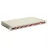 Equip 24-Port Glasfaser-Spleißbox, LC Duplex, OM4, 1U, bestückt, Grau