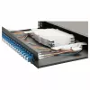 Equip 24-Port Glasfaser-Spleißbox, LC Duplex, OS2, 1U, bestückt, schwarz