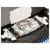 Equip 24-Port Glasfaser-Spleißbox, LC Duplex, OS2, 1U, bestückt, schwarz