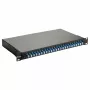 Equip 24-Port Glasfaser-Spleißbox, LC Duplex, OS2, 1U, bestückt, schwarz