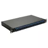 Equip 24-Port Glasfaser-Spleißbox, SC Duplex, OS2, 1U, bestückt, Schwarz