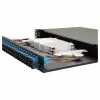 Equip 24-Port Glasfaser-Spleißbox, SC Duplex, OS2, 1U, bestückt, Schwarz