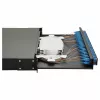 Equip 24-Port Glasfaser-Spleißbox, SC Duplex, OS2, 1U, bestückt, Schwarz