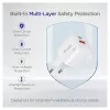 Equip 245526 2-Port USB-C PD3.0 / USB-A GaN 20W Wall Charger, Weiß
