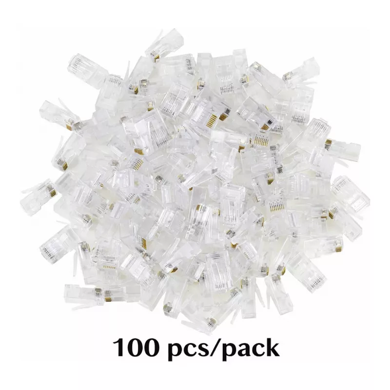 Equip Cat.6A RJ45 geschirmter werkzeugloser Feldkonfektionierbarer Stecker (100er-Pack)