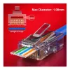 Equip Cat6 RJ45 UTP Unshielded Connector Kit (100 Stück) - Transparent