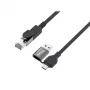 Equip GigaBit USB-C+A to RJ45 Adapter, Schwarz
