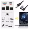 Equip Gigabit USB-C / USB-A zu RJ45 Ethernet-Adapter - Schwarz