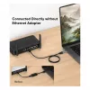 Equip Gigabit USB-C / USB-A zu RJ45 Ethernet-Adapter - Schwarz