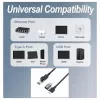 Equip Gigabit USB-C / USB-A zu RJ45 Ethernet-Adapter - Schwarz