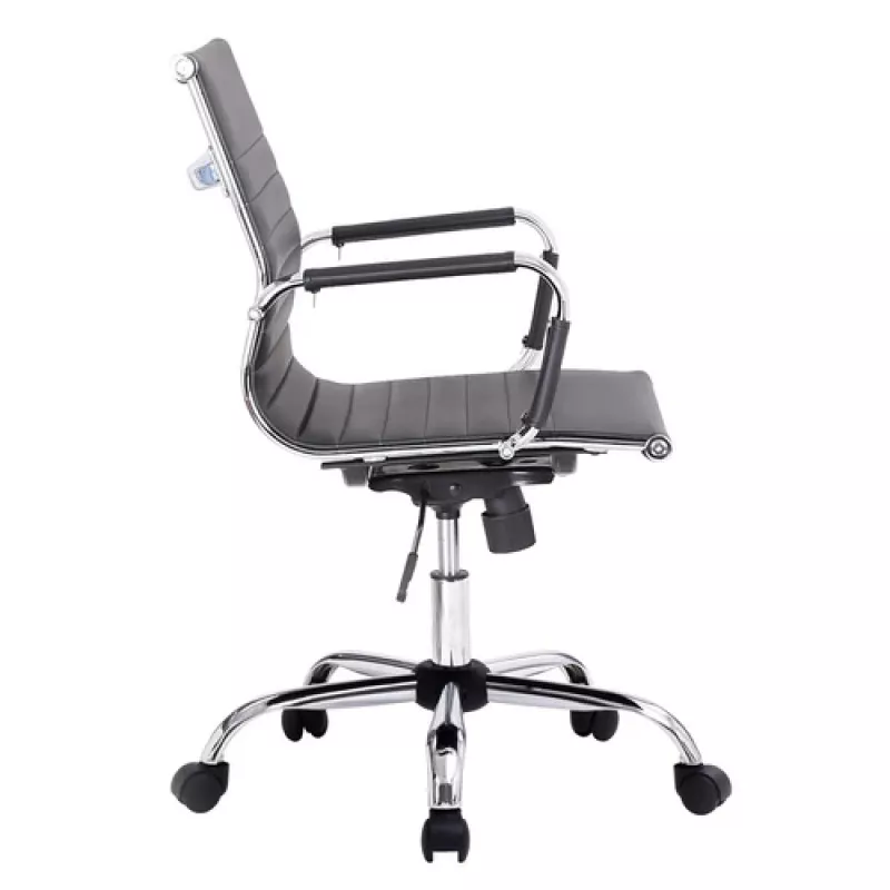 Equip Bürostuhl mit gerippter Polsterung/Rückenlehne Schwarz