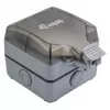 EQUIP Aufputzdose 1-Port Keystone ungeschirmt Außenbereich Grau IP44