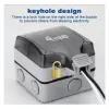 EQUIP Aufputzdose 1-Port Keystone ungeschirmt Außenbereich Grau IP44