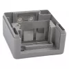 EQUIP Aufputz-Gehäuse 2-Port Keystone ungeschirmt Outdoor Grau
