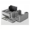 EQUIP Aufputz-Gehäuse 2-Port Keystone ungeschirmt Outdoor Grau