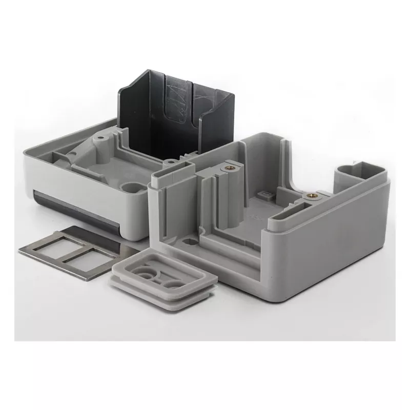 EQUIP Aufputz-Gehäuse 2-Port Keystone ungeschirmt Outdoor Grau