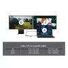 EQUIP USB-C 4-in-1 Dual-HDMI-Adapter mit 100W PD, 4K MST, Aluminium