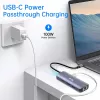 EQUIP USB-C Multiport Adapter mit 2x HDMI, RJ45, 2x USB-A, USB-C PD 100W, Grau