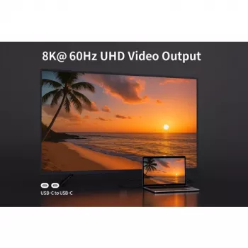 EQUIP USB-C auf C aktives optisches Kabel 7,5 m 8K 60 Hz PD 60 W 10 Gbit/s Schwarz
