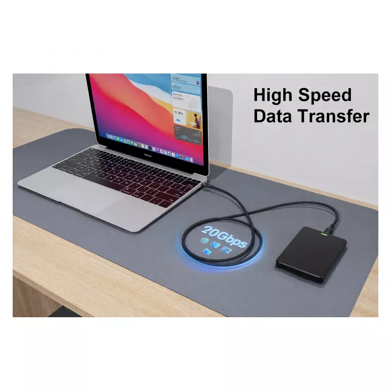 EQUIP USB-C auf USB-C + HDMI Adapter mit 100W PD, 4K/60Hz, Aluminium