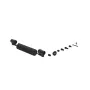 Ergonomic Solutions ClickSafe Dual Lock Sicherheitskabelschloss - Schwarz/Silber