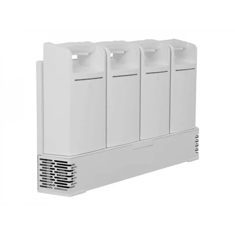 Ergotron LiFeKinnex 4-Fach-Ladegerät (98-260) – Ladestation mit 4 Steckplätzen für LiFeKinnex-Akkus