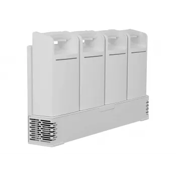 Ergotron LiFeKinnex 4-Fach-Ladegerät (98-260) – Ladestation mit 4 Steckplätzen für LiFeKinnex-Akkus
