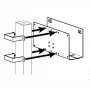Ergotron Peripherie-Montagehalterung für 3x3-Pfosten, Stahl, Schwarz (60-158-100)