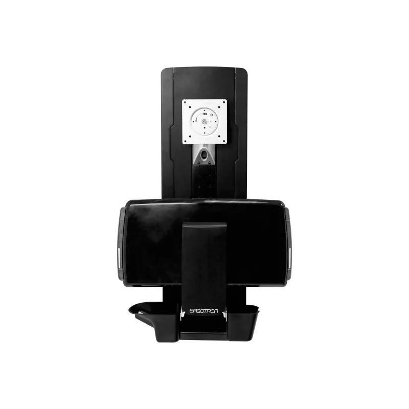 Ergotron Sit-Stand Vertical Lift, Patient Room - Montage-Kit (Handgelenkauflage, Maushalter, vertikale Verstellschiene, Barcode-Scanner-Halter, Tastaturablage, Monitorarm, ausziehbare Mausablage)