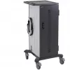Ergotron YES35 Ladewagen für 35 Geräte - abschließbar, grau/weiß, bis 10 Zoll Bildschirm