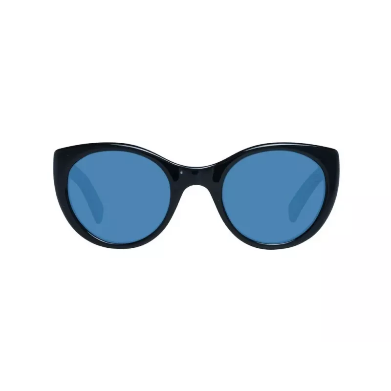 ERMENEGILDO ZEGNA Unisex Sonnenbrille ZC0009-01V50 - Schwarzer Acetatrahmen, graue Gläser 50/23/145 mm