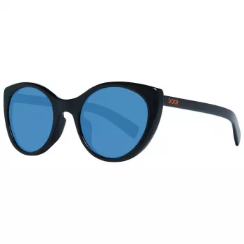 ERMENEGILDO ZEGNA Unisex Sonnenbrille ZC0009F01V53 - Schwarzer Rahmen, grau verlaufende Gläser 53/23/150 mm
