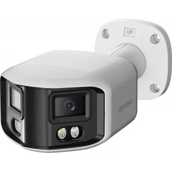 Ernitec Deimos Ultra 8MP Bullet IP-Kamera mit 180° Panoramaobjektiv, IR- & Weißlicht-Nachtsicht, PoE, IP66, NDAA-konform (0070-08130)