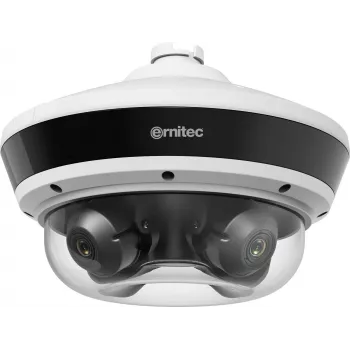 Ernitec Saturn Ultra 5MP Panoramakamera mit motorisiertem Varifokalobjektiv, 40m IR, PoE+, IP67, IK10, NDAA 0070-08128