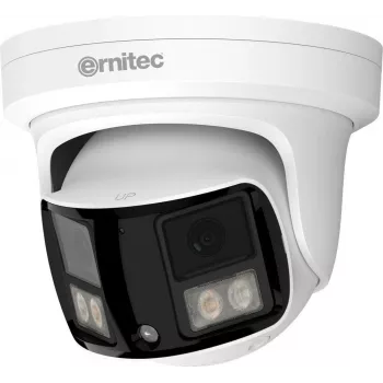 Ernitec Wolf Ultra 8MP Turret-Kamera mit 190°-Objektiv, IR- & Weißlicht, PoE, IP66, NDAA 0070-08129