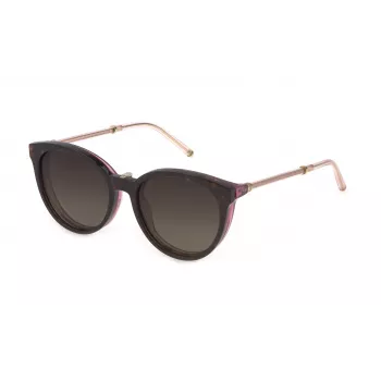 ESCADA Damen-Sonnenbrille SESD59-531CKP - 53 mm Gläser, 18 mm Steg, 135 mm Bügel, UV400-Schutz