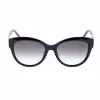 ESCADA Damen Sonnenbrille SESD99-550700 - Schwarzer Acetat-Rahmen mit grauen Gradientengläsern - 55/18/140 mm
