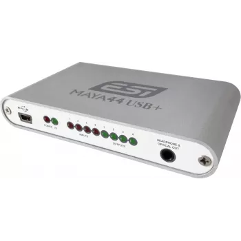 ESI Maya44 USB+ 4-In/4-Out USB 2.0 Audio-Interface mit MIDI und +48V Phantomspeisung