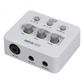 ESI Neva Uno – USB-C Audio-Interface, 24-bit/192 kHz, 2-In/2-Out, XLR/TRS Combo, +48V, Direct Monitoring