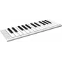ESI Xkey 25 USB MIDI Controller Keyboard - 25 anschlagdynamische Tasten, polyphoner Aftertouch, gebürstetes Aluminium, ultraflach, Silber
