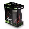 Esperanza EGH300R Kabelgebundenes Gaming-Headset mit omnidirektionalem Bügelmikrofon, Schwarz/Rot