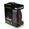 Esperanza EGH300R Kabelgebundenes Gaming-Headset mit omnidirektionalem Bügelmikrofon, Schwarz/Rot