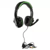 Esperanza EGH310G Gaming-Headset mit Bügelmikrofon, kabelgebunden, 3,5-mm-Klinke, Schwarz & Grün