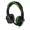 Esperanza EGH310G Gaming-Headset mit Bügelmikrofon, kabelgebunden, 3,5-mm-Klinke, Schwarz & Grün