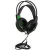 Esperanza EGH430 THUNDERBIRD Kabelgebundenes Gaming-Headset mit Mikrofon, Schwarz & Grün