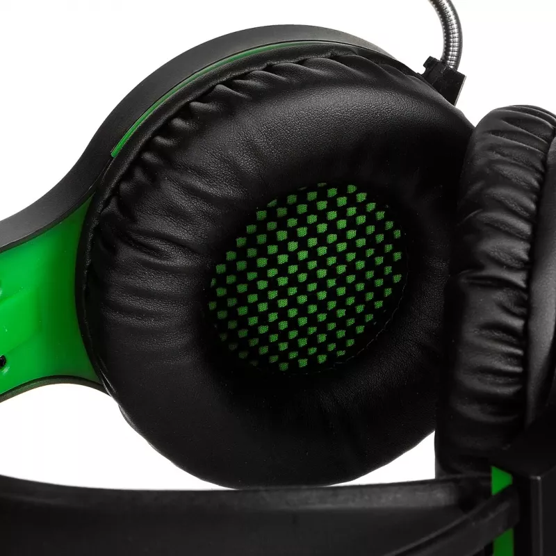 Esperanza EGH430 THUNDERBIRD Kabelgebundenes Gaming-Headset mit Mikrofon, Schwarz & Grün