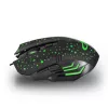 Esperanza EGM212 Kabelgebundene Optische Gaming-Maus, 2400 DPI, 6 Tasten, USB, Rechtshänder, Schwarz