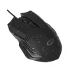 Esperanza EGM212 Kabelgebundene Optische Gaming-Maus, 2400 DPI, 6 Tasten, USB, Rechtshänder, Schwarz