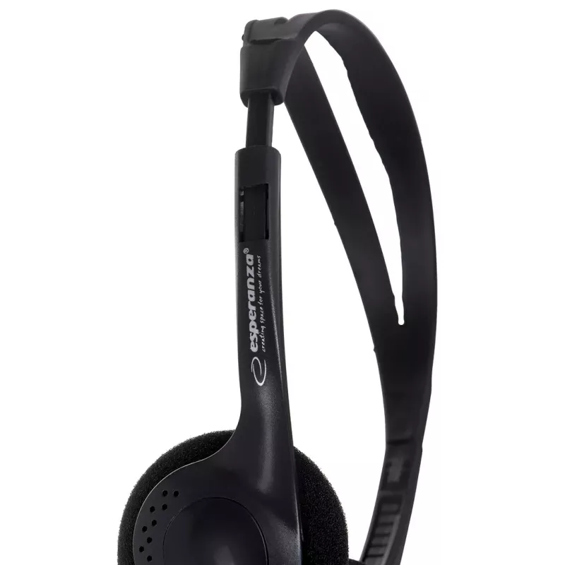 Esperanza EH102 Kabelgebundenes Headset mit Mikrofon - Schwarz